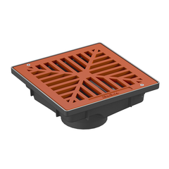 RELN - Uni-Pit Vortex 200 Complete with Flat Terracotta Aluminium Grate | 002242