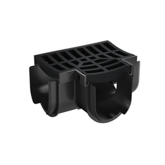 RELN - Storm Drain Tee Piece Complete with Black Plastic Grate | 003121