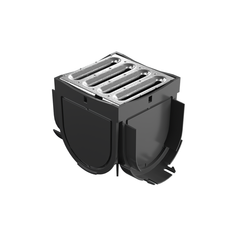 RELN - Storm Drain Tee Piece Complete with Terracotta Plastic Grate | 003124