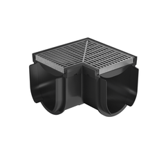 RELN - Storm Drain Corner Complete with 316 Architectural Grate | 003291