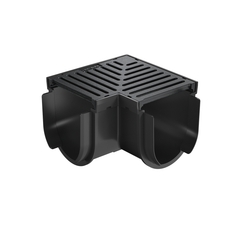 RELN - Storm Drain Corner Complete with Ductile Iron Grate Class C | 003411