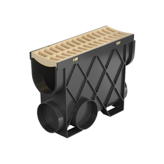 RELN - Storm Drain Slimline Pit complete with Sandstone plastic Grate | 003433