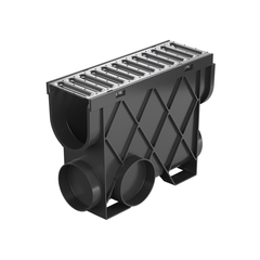 RELN - Storm Drain Slimline Pit complete with 304 Stainless Steel Grate | 003435