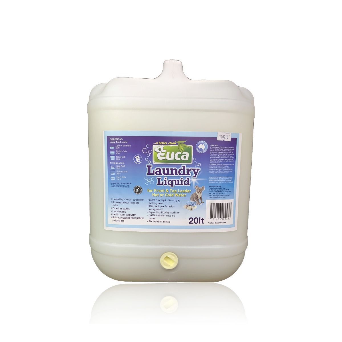 Euca - LAUNDRY LIQUID EUCALYPTUS 20L | 004T