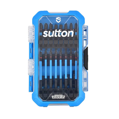 Sutton Tools - Scrdrv Bit S250 Supatorq Insert/power Bits STACK-IN Set 37Pc | S250S37A