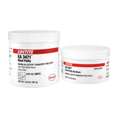 Finer Power Transmissions - Loctite Fixmaster Steel Putty - 2-Part - 454g Tubs (391g/63g) | EA-3471-454G/LOCTITE