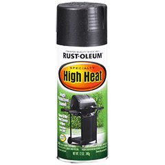 Rust-Oleum  - High Heat Satin Bbq Black - Spray 340g | 7778830