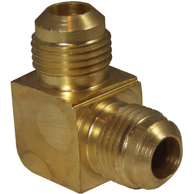 IFS - #18F 3/8 Flare Union Elbow c/w Flare Nuts | 0118F-06