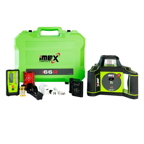Aptella - Imex i66R Red Beam Rotating laser - LRX6 Receiver | 012-I66R