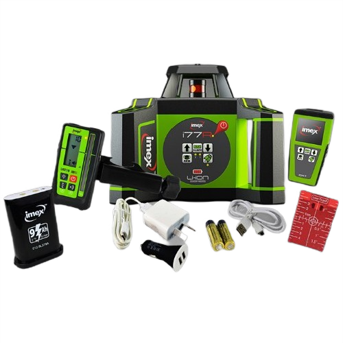 Aptella - Imex i77R Red Beam Rotating Laser - LRX10 Receiver | 012-I77R