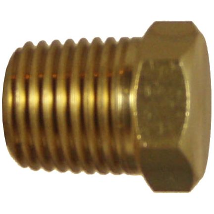 IFS - #64 3/8 Solid Hex Plug (01-6403SOL) | 0164S-06