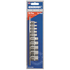 Kincrome - 1/4" & 3/8" Drive E-torx Socket Set 10 Piece | 02093