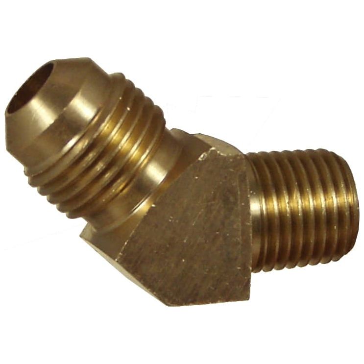 IFS - #8D 1/2 x 3/8 NPT 45 Deg Male Flare Elb (02-N.818-45) | 02N0845-0806