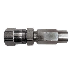 Alemlube - 8.3mm Swaged 7/16" Jic Hose End With Sleeve | 100120200-0704