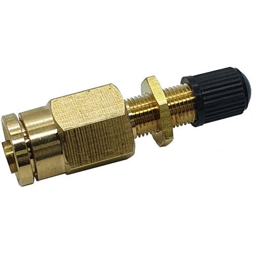 IFS - 1/4'' DOT Brass Shrader Bulkhead Inflation Valve | 04-DBSV04