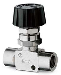 IFS - 1/2 F&F Brass Panel Mount Needle Valve | 04-NV104PM08