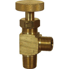 IFS - NVA50 1/8 x 1/8 Male Elbow Needle Valve | 04-NVA5002