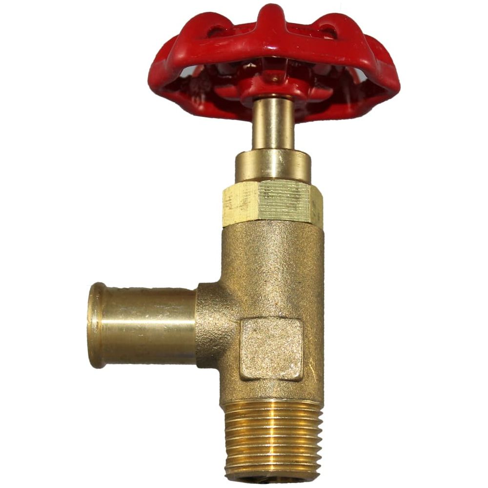 IFS - Truck Valve 3/4 Barb x 1/2 NPT Male Right Angle | 04-V404P-12-8