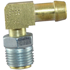 IFS - P6 3/8 Barb X 5/16 Inverted Flare Male Elbow (1/2x20) | 06-I06-0605