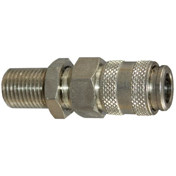 IFS - 1/8 Male Camozzi QR Bulkhead Coupling | 08-C5052-02