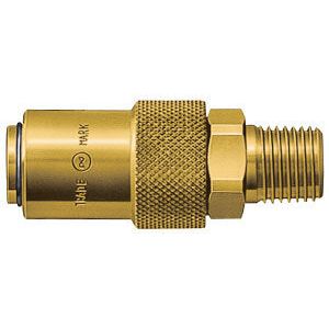 IFS - 1/4 Male Nitto Die Mold Cupla Valved Socket | 08-ND-K02SM