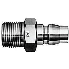 IFS - 3/8 Male Brass Hi-Cupla Plug | 08-NHB-30PM