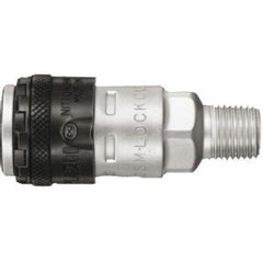 IFS - 1/2 Male Nitto One Touch Locking Hi-Cupla Socket | 08-NL-40SM