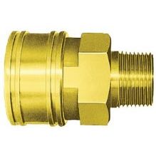 IFS - 3/8 Male Brass Nitto TSP Socket | 08-NT-3TSM