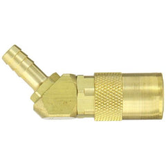 IFS - 3/8 Hose 45 Deg PIM Coupler (3/8 Body Unvalved) | 08-PC6-H0645