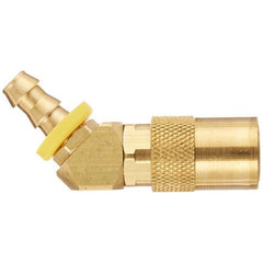 IFS - 1/2 Pushlok 45 Deg PIM Coupler (3/8 Body Unvalved) | 08-PC6-P0845