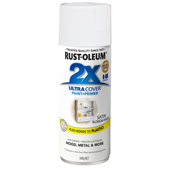 Rust-Oleum  - 2X Satin Blossom White - Spray 340g | 276316