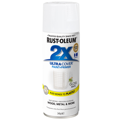 Rust-Oleum  - 2X Gloss White - Spray 340g | 276314