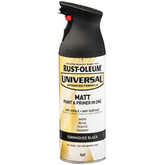 Rust-Oleum  - Universal Matt Farmhouse Black - Spray 340g | 346530
