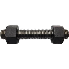 Bremick - B7 Stud UNC with 2 Grade 2H Nuts Zinc 1 x 110mm (Box of 4)