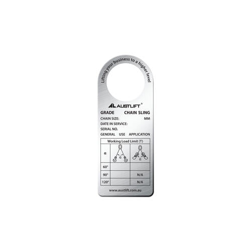 Austlift - G80/G100 Chain Multi Chain Sling SWL S/Steel Tag | 100101