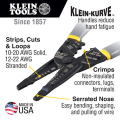 LONG-NOSE WIRE STRIPPER/CRIMPER GRAY | A-1009