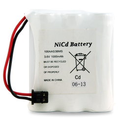 Powercell 3.6V 1000mAh NiCad Cordless Phone Battery   | 100AAS3BMS