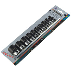 Dual Action - 10 Piece 1/2 Drive 6-Point Metric. Standard Socket Set