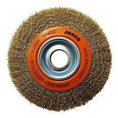 Josco - Brush Wheel CR 150 x 19 x MB 0.35 Brass | 102BBR