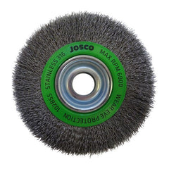 Josco - Brush Wheel CR 150 x 19 x MB 0.35 Stainless 316 | 102BSS
