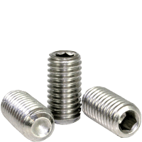BBI - #3-48x1/16" - Imperial 304 Grub (socket Set) Screw Cup Point UNC | 102251