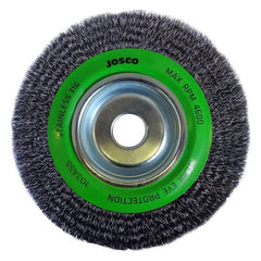 Josco - Brush Wheel CR 200 x 19 x MB 0.35 Stainless 316 | 103ASS