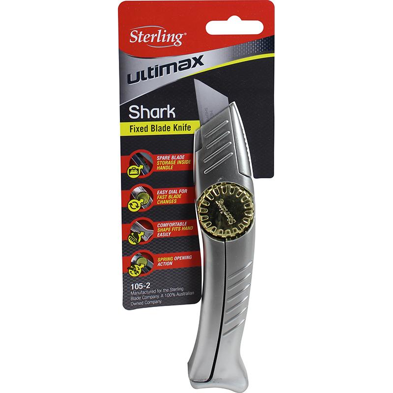 Silver Shark Fixed Knife