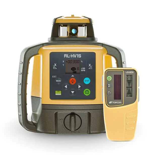 Aptella - Topcon RL-HV1S Single Grade Rotating  Laser (Dry Battery STANDARD - LS-80X Receiver) | 1051612-08