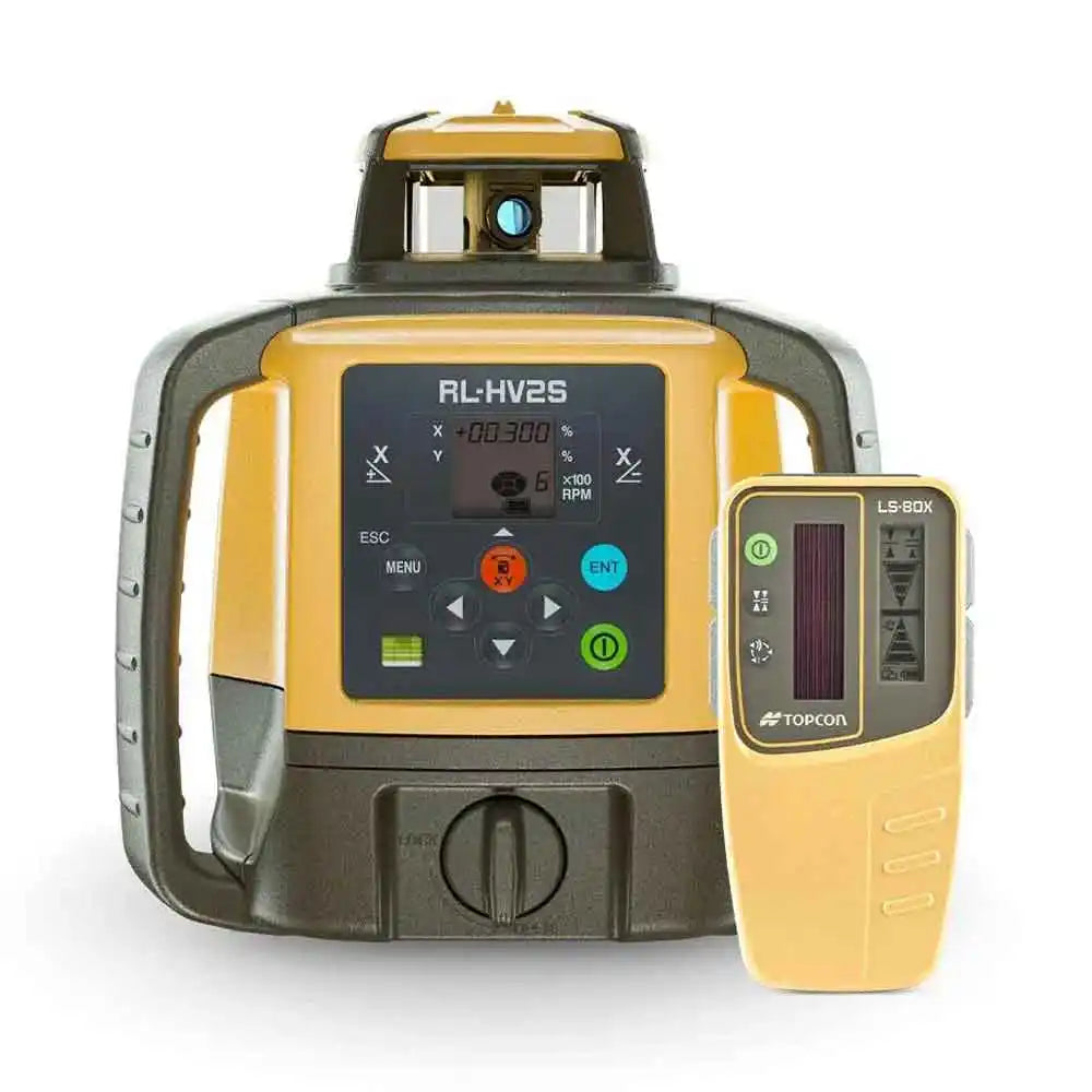 Aptella - Topcon RL-HV2S Dual Grade Rotating  Laser (Dry Battery STANDARD - LS-80X Receiver) | 1051612-21