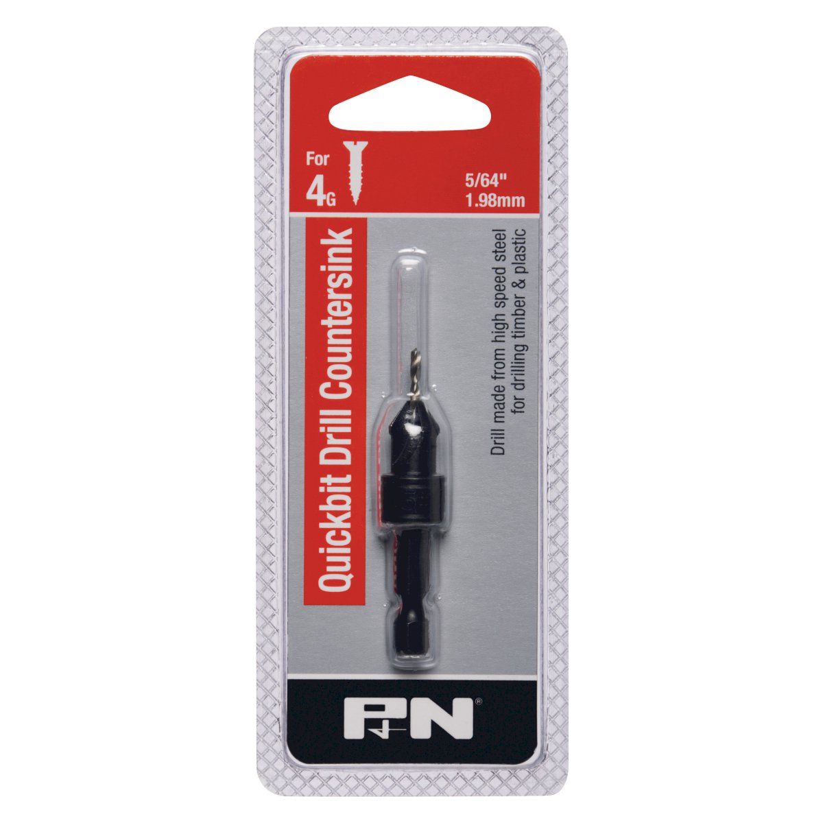 P&N - Drill Hss & Countersink Quickbit Hangpack 5/64In 4G P&N | 107B30781