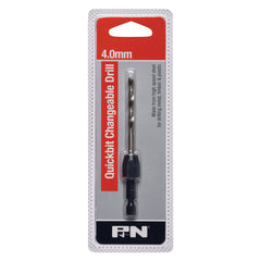 P&N - Drill Holder Hex-Shk Quickbit & Jobber Hss Hangpk 4.0mm P&N | 107B50040