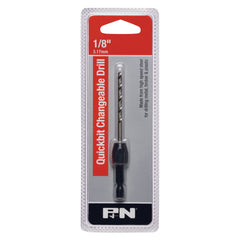 P&N - Drill Holder Hex-Shk Quickbit & Jobber Hss Hangpk 1/8In P&N | 107B51250