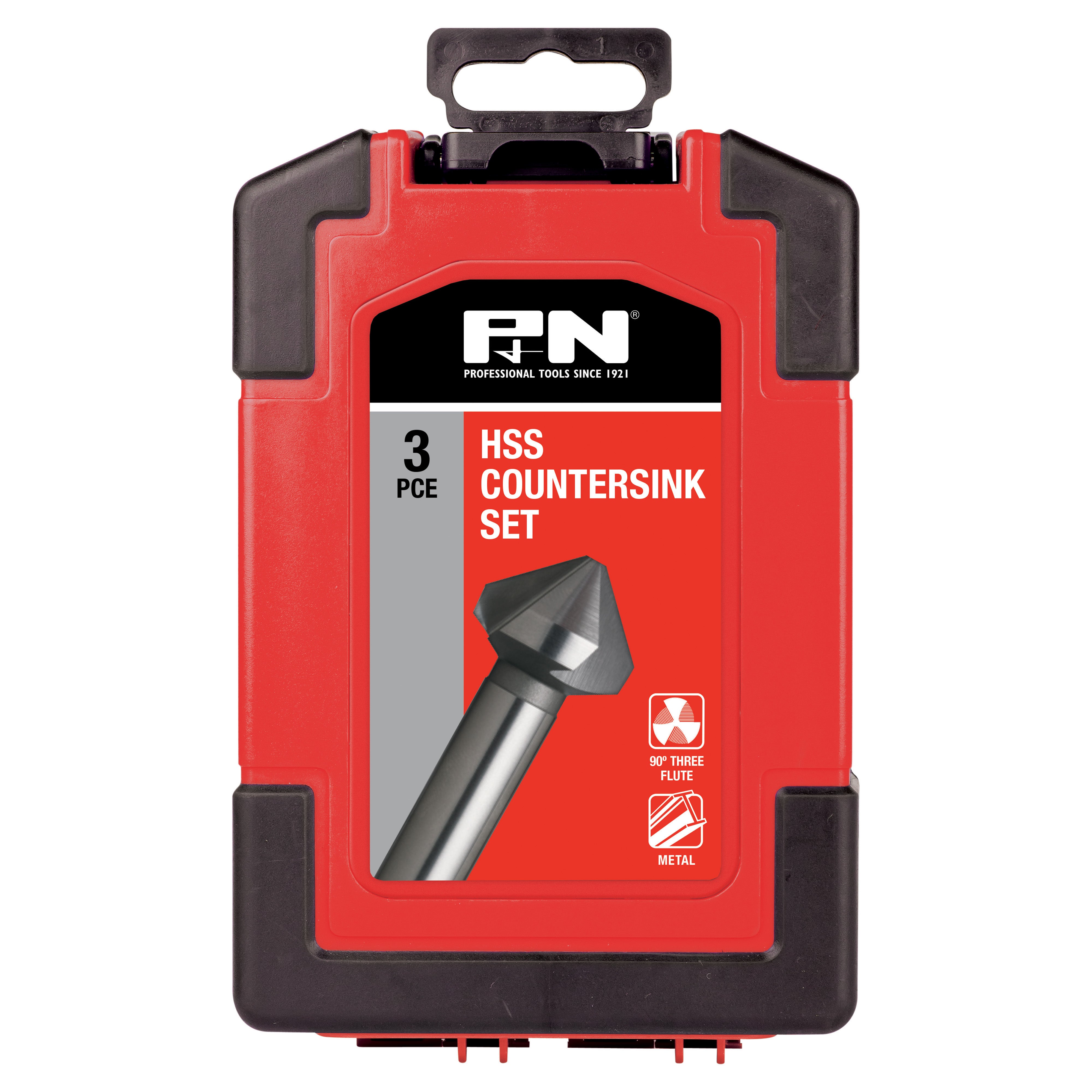 P&N - Countersink Hss Straight Set 3Pc P&N | 107CS0003