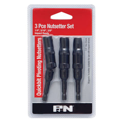 P&N - Nutsetter Pivoting Set Quickbit 20-Deg Magnetic 3Pc | 107NSP003